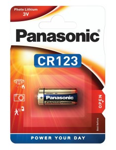 PANASONIC μπαταρία λιθίου, CR123, 3V, 1τμχ