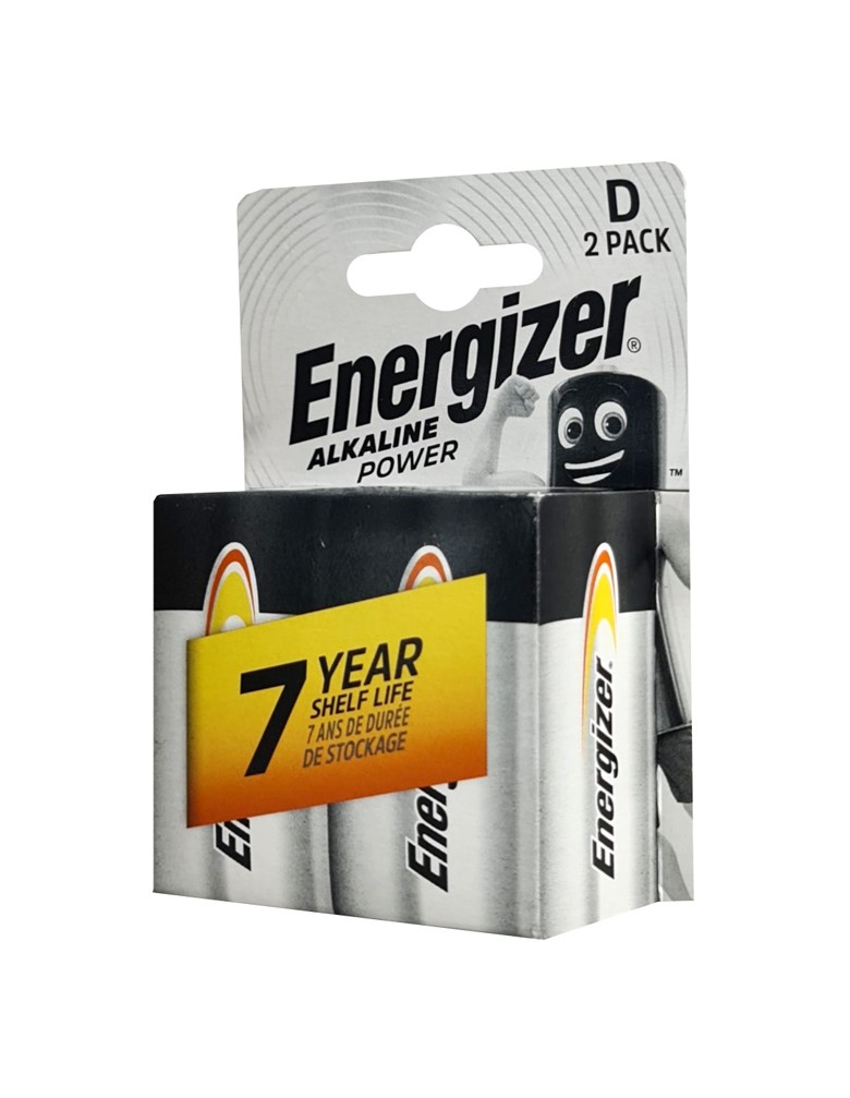 ENERGIZER αλκαλικές μπαταρίες Alkaline Power, D/LR20, 1.5V, 2τμχ