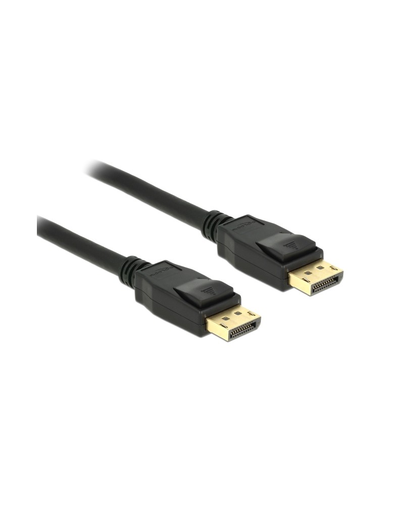 DELOCK καλώδιο DisplayPort 1.2 83805, 4K/60Hz, 21.6 Gbps, 1m, μαύρο