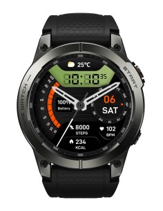 ZEBLAZE smartwatch Stratos 3 Pro, heart rate, 1.43"...