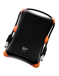 SILICON POWER εξωτερικός HDD Armor A30, 2TB, USB 3.1, μαύρος