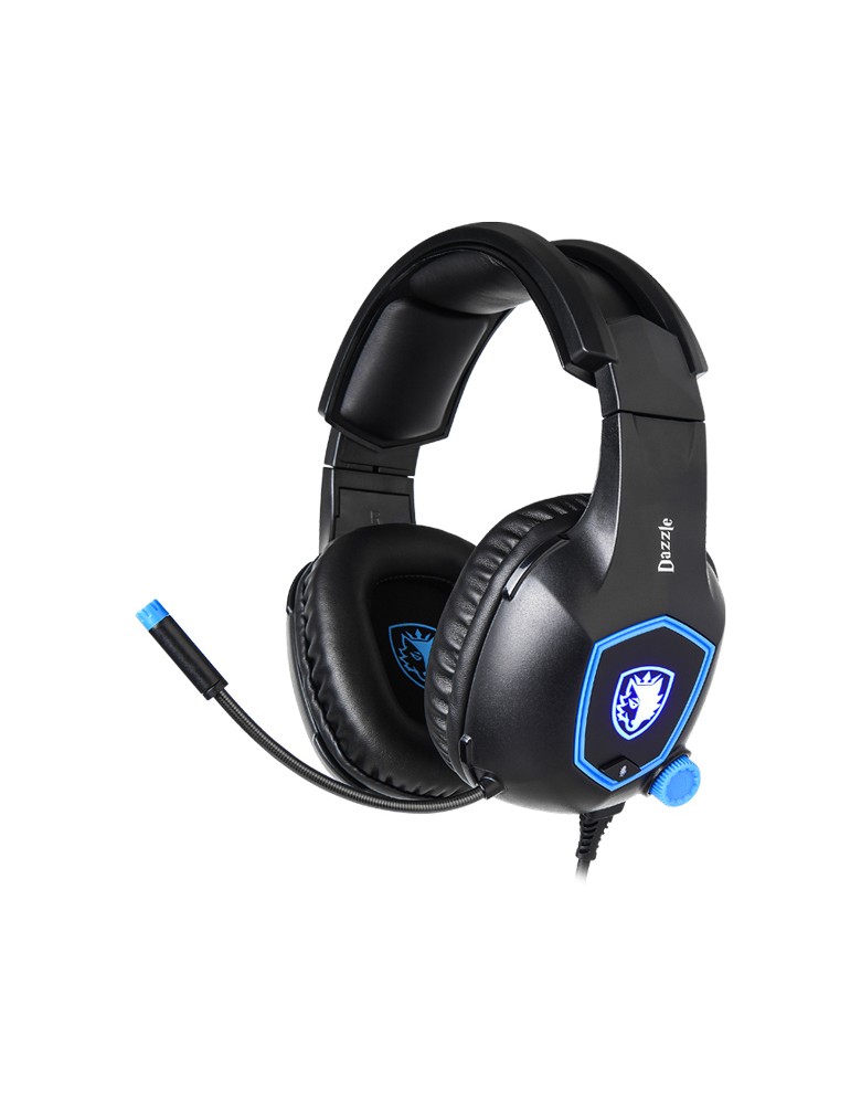 SADES Gaming Headset Dazzle SA-905-BL, 7.1CH, USB, 50mm ακουστικά