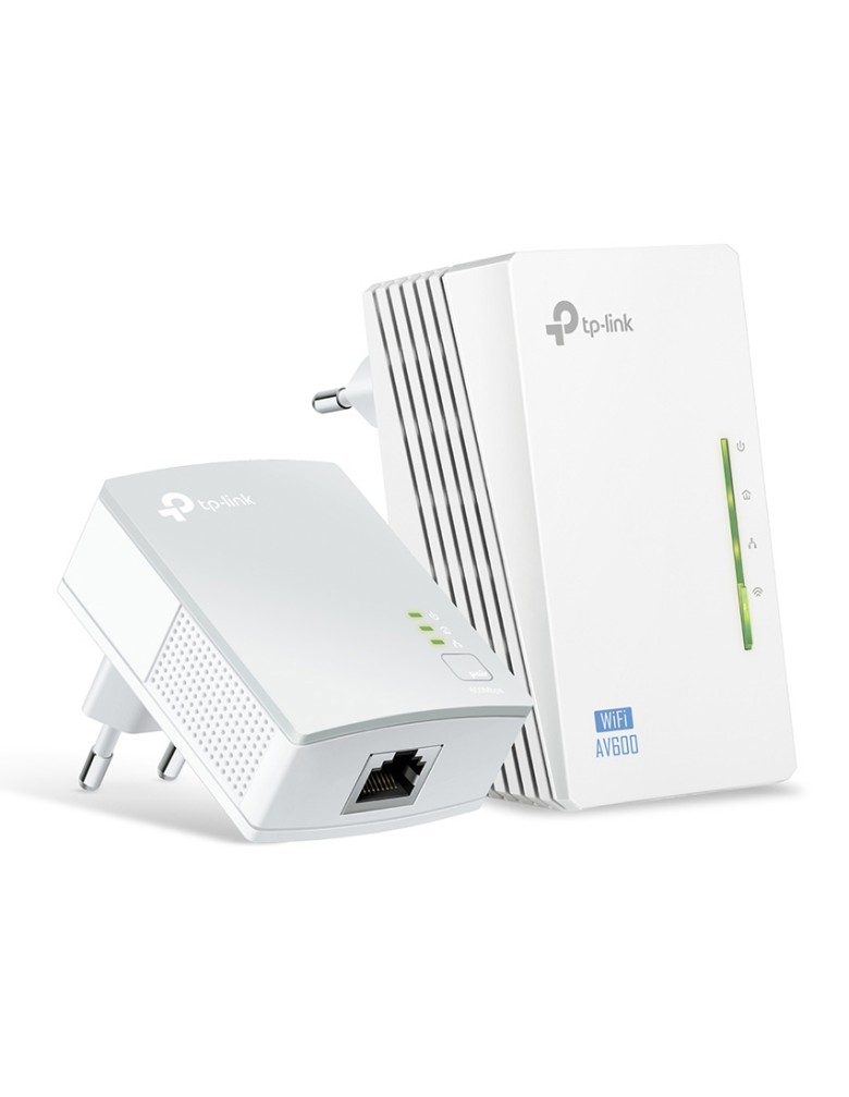 TP-LINK Wi-Fi AV600 Powerline Extender Kit TL-WPA4220, 300Mbps, Ver. 4.0