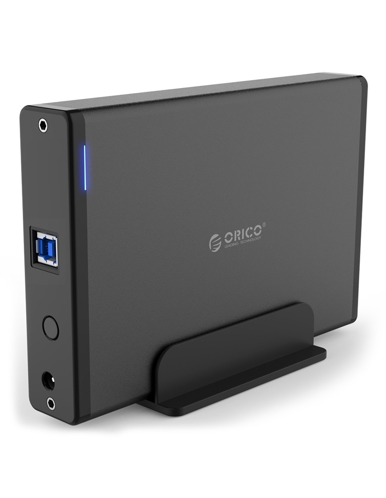 ORICO εξωτερική θήκη για 3.5" HDD 7688U3, USB3.0, 5Gbps, έως 12TB, μαύρη