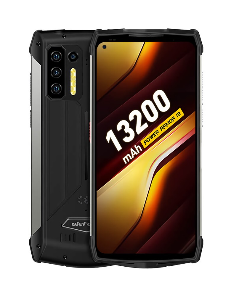 ULEFONE Smartphone Power Armor 13, IP68/IP69K, 6.81", 8/256GB, 13200mAh