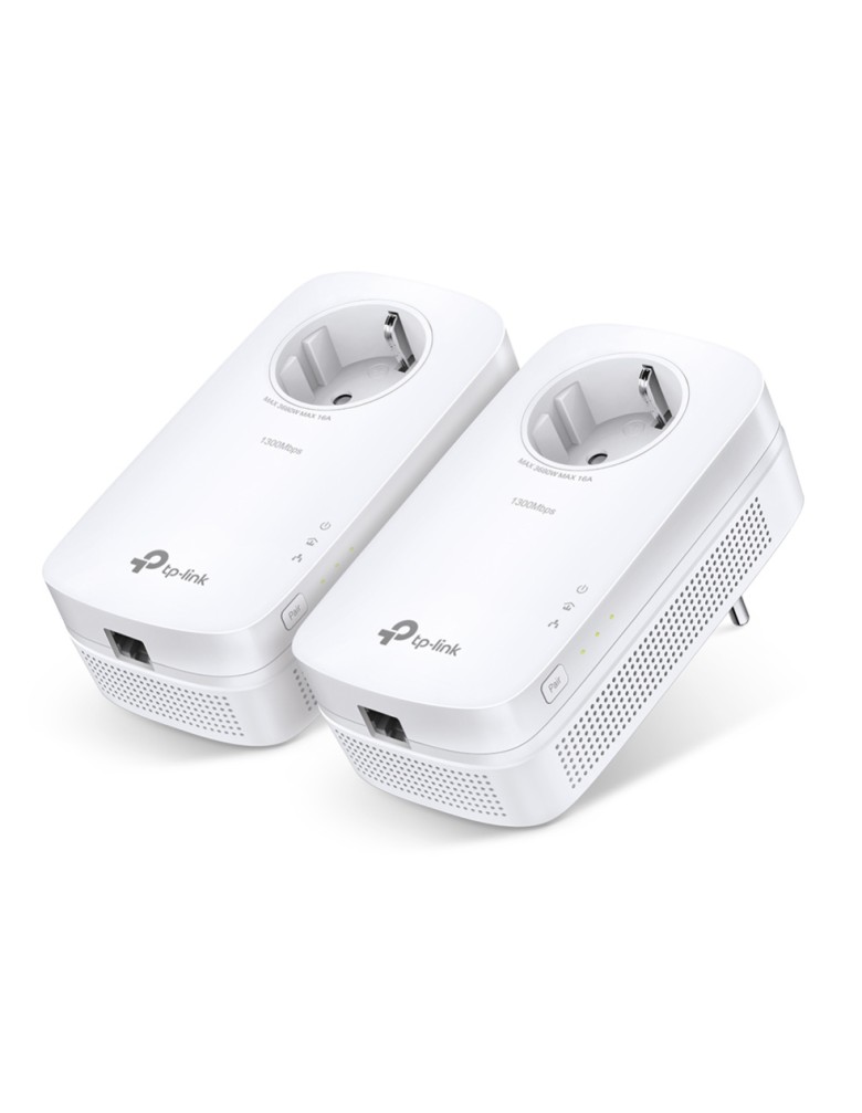 TP-LINK Passthrough Powerline Starter Kit TL-PA8010P, AV1300, Ver: 3.0