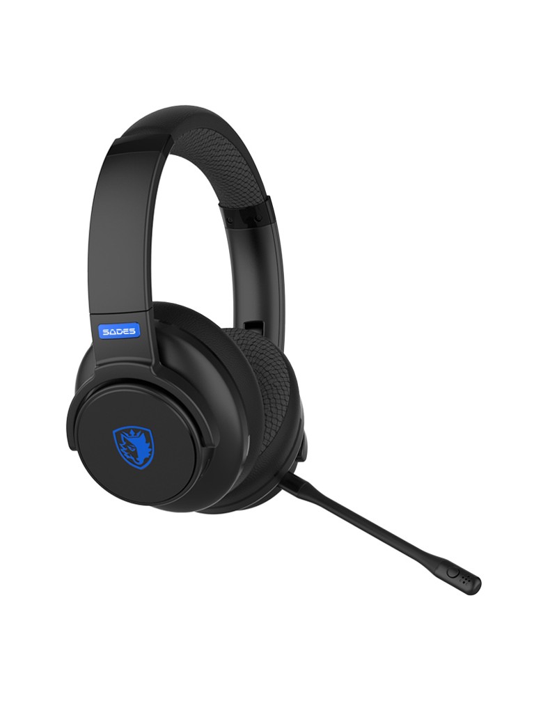 SADES gaming headset Runner, wireless & wired, multiplatform, BT, μαύρο