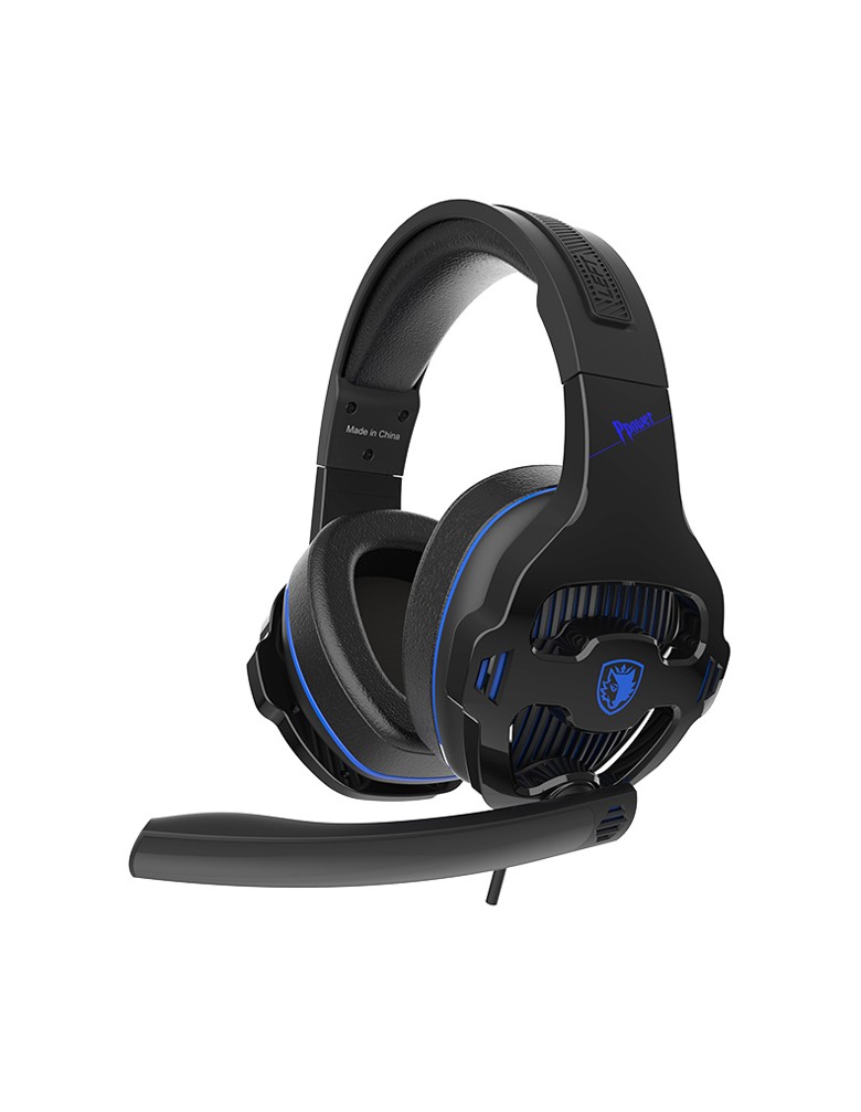 SADES gaming headset Ppower, 3.5mm, multiplatform, 50mm, 1.5m, μαύρο