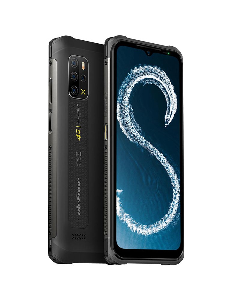 ULEFONE smartphone Armor 12S 4G, 6.52" 8/128GB, 5180mAh, IP68/69K, μαύρο