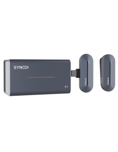 SYNCO ασύρματο μικρόφωνο P1T με θήκη φόρτισης, USB-C,...