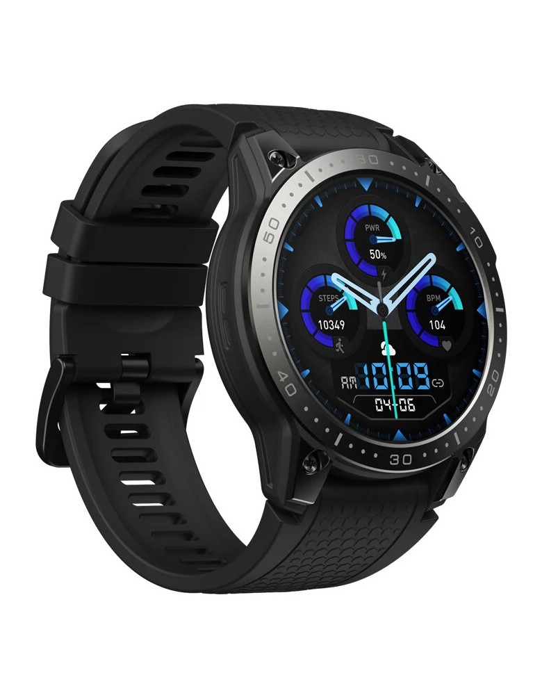 ZEBLAZE smartwatch Ares 3 Pro, heart rate, 1.43" AMOLED, IP68, μαύρο