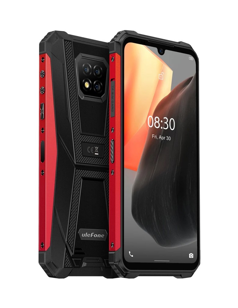 ULEFONE smartphone Armor 8 Pro, 6.1", IP68/IP69K, 6/128GB, κόκκινο