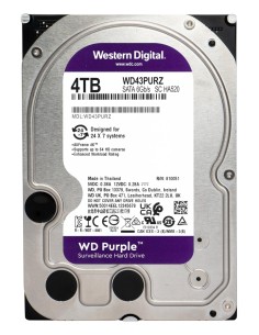 WD σκληρός δίσκος 3.5" Purple Surveillance 4TB, 256MB,...