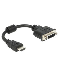 DELOCK καλώδιο HDMI σε DVI 24+5 65327, 1080p, 20cm, μαύρο