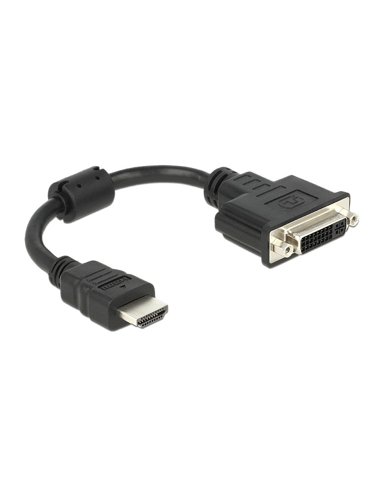 DELOCK καλώδιο HDMI σε DVI 24+5 65327, 1080p, 20cm, μαύρο