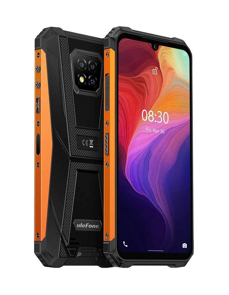 ULEFONE smartphone Armor 8 Pro, 6.1", IP68/IP69K, 6/128GB, πορτοκαλί