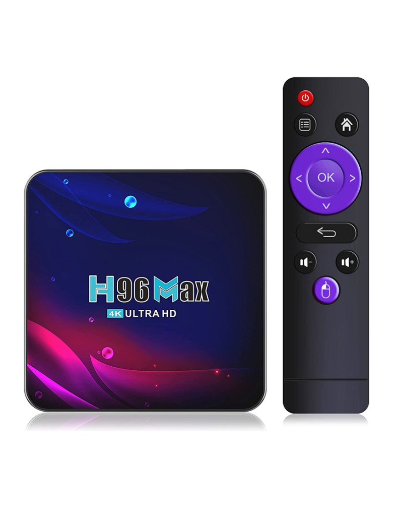 TV Box H96 Max V11, 4K, RK3318, 4/32GB, WiFi 2.4/5GHz, Android 11