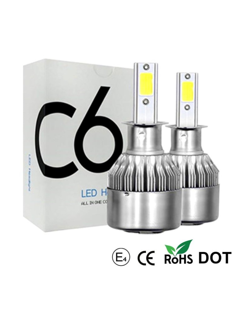 ΣΥΣΤΗΜΑ LED C6 H3 60W 7200LM, 6500K