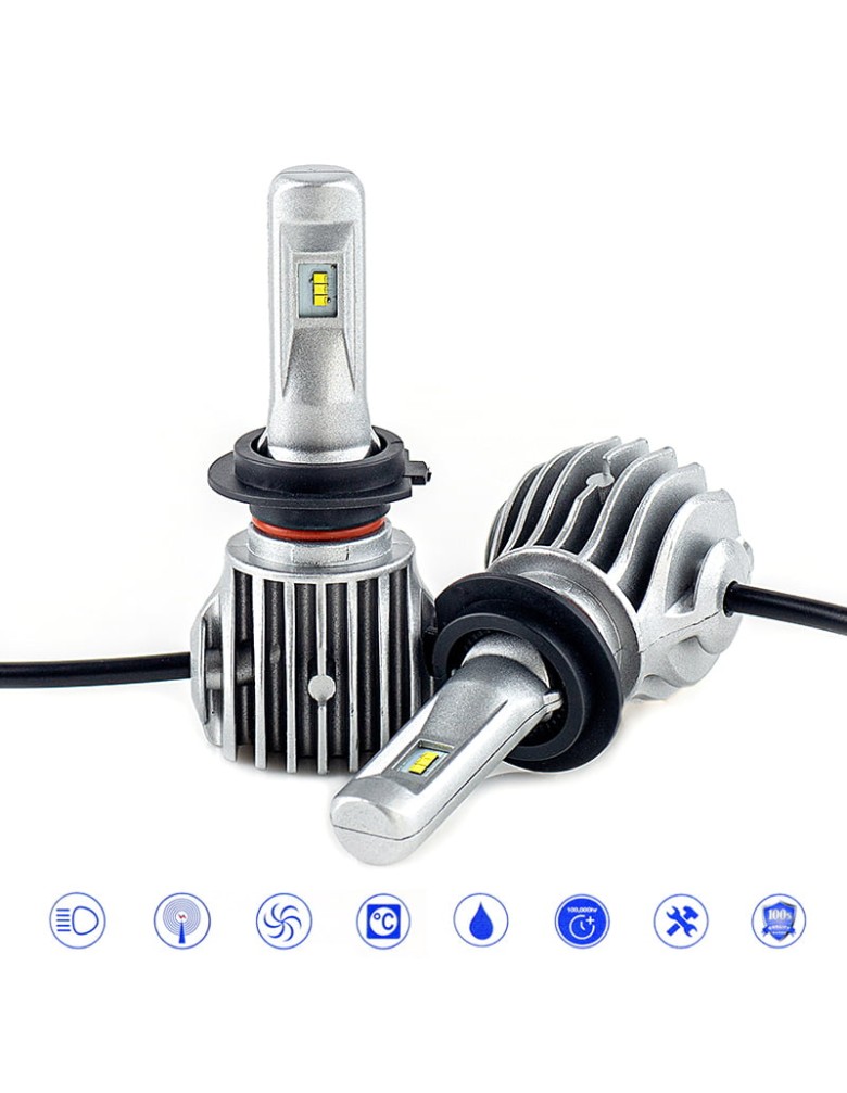 ΣΥΣΤΗΜΑ LED D6 H7 CANBUS & EMC 50W 6000LM