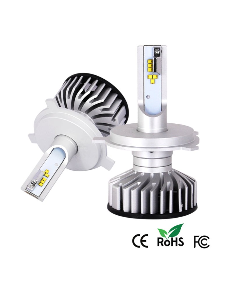 ΣΥΣΤΗΜΑ LED F2S CANBUS H4 25W 2400LM,6000-6500K