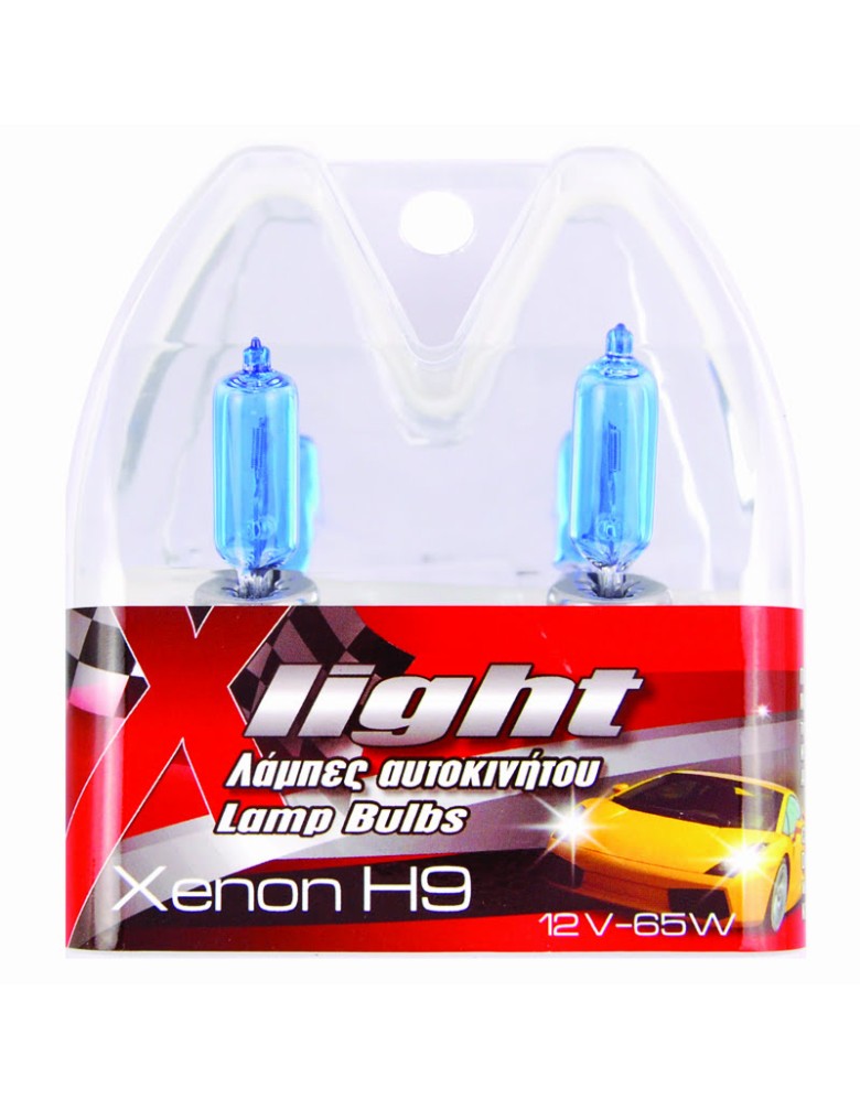 ΛΑΜΠΕΣ XENON H9 65W ΖΕΥΓΑΡΙ