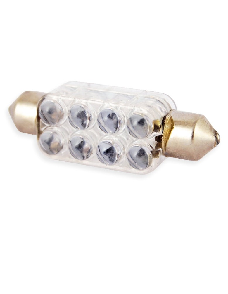 ΛΑΜΠΑ LED FESTOON 12V ΜΠΛΕ 13x44mm