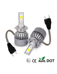 ΣΥΣΤΗΜΑ LED C6 H7 60W 7200LM, 6500K