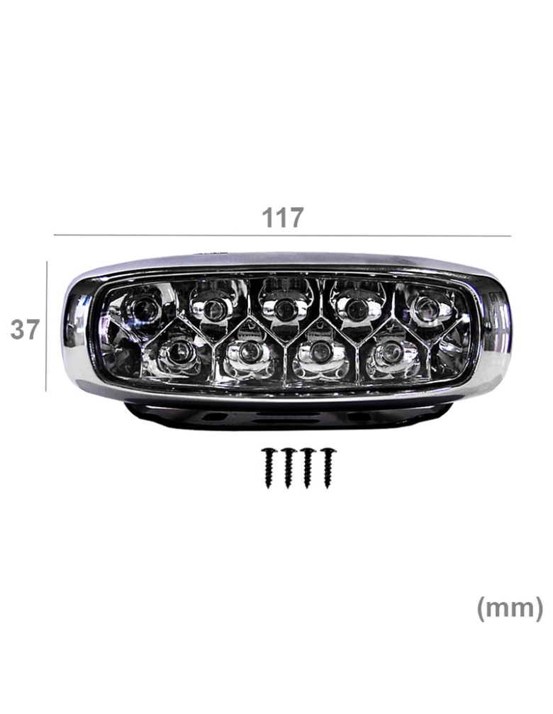 ΠΡΟΒΟΛΕΙΣ PL253- LED ΜΠΛΕ 12V