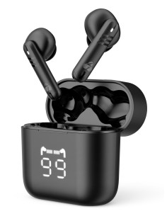 POWERTECH earphones με θήκη φόρτισης PT-1227, TWS, ENC,...