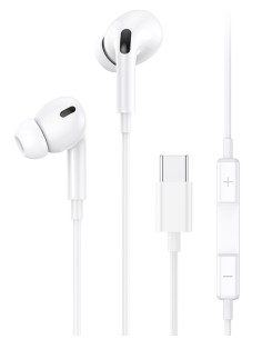 USAMS earphones με μικρόφωνο EP-41, USB Type-C, 10mm,...