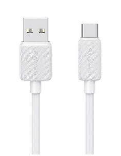 USAMS καλώδιο USB-C σε USB US-SJ688, 15W, 480Mbps, 1m, λευκό