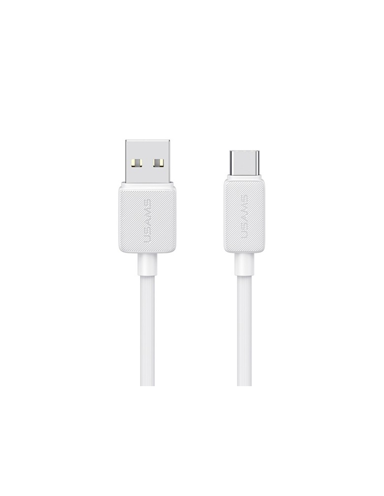 USAMS καλώδιο USB-C σε USB US-SJ688, 15W, 480Mbps, 1m, λευκό