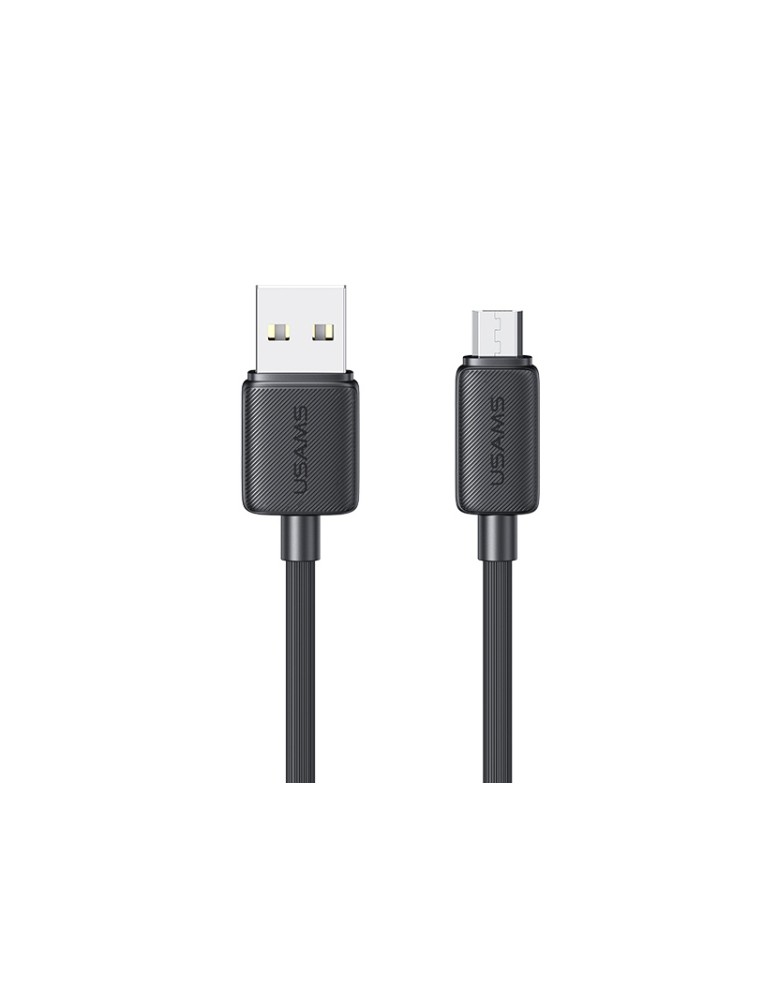 USAMS καλώδιο micro USB σε USB US-SJ690, 10W, 480Mbps, 1m, μαύρο