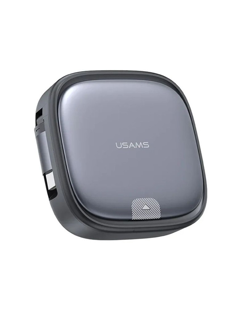 USAMS καλώδιο USB-C με 3x αντάπτορες & θήκη US-SJ650, 60W, 1m, μαύρο