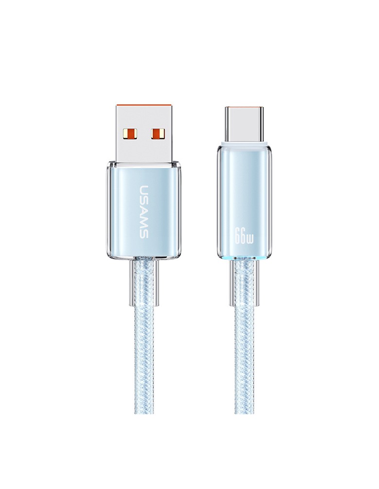 USAMS καλώδιο USB-C σε USB US-SJ658, 66W, 480Mbps, 1.2m, μπλε