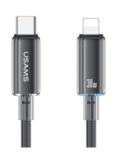 USAMS καλώδιο Lightning σε USB-C US-SJ659, 30W, 480Mbps,...