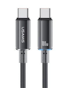 USAMS καλώδιο USB-C σε USB-C US-SJ660, 100W, 480Mbps,...