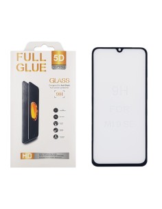 5D Full Glue 9H Tempered Glass Xiaomi Mi 9 SE Μαύρο - OEM...