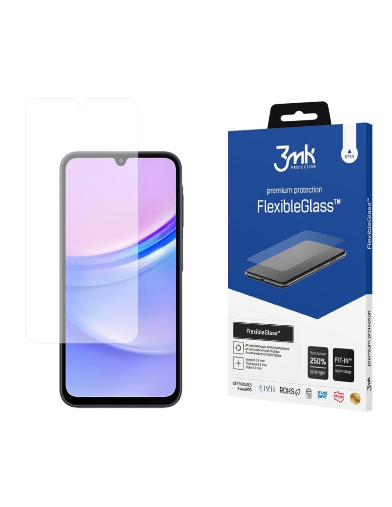 3MK Flexible Tempered Glass 7H Samsung Galaxy A15 4G / Galaxy A15 5G - 3MK - Galaxy A15 4G, Galaxy A15 5G