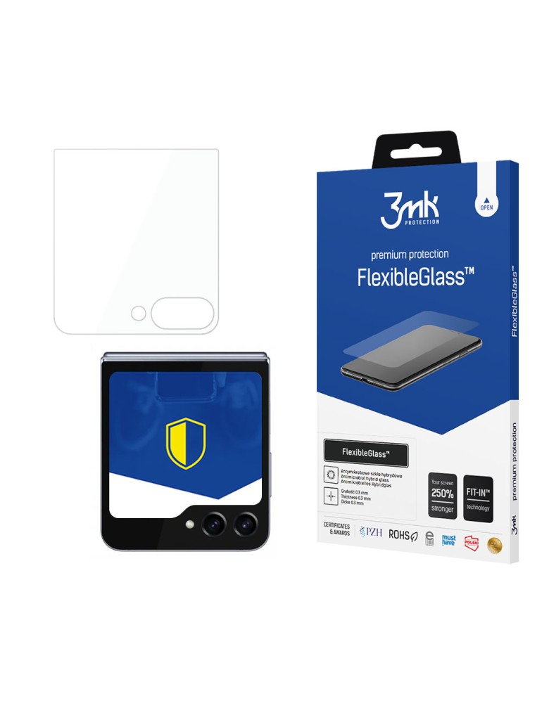 3MK Flexible Tempered Glass 7H Samsung Galaxy Z Flip 5 (Front) - 3MK - Galaxy Z Flip 5 (Front)