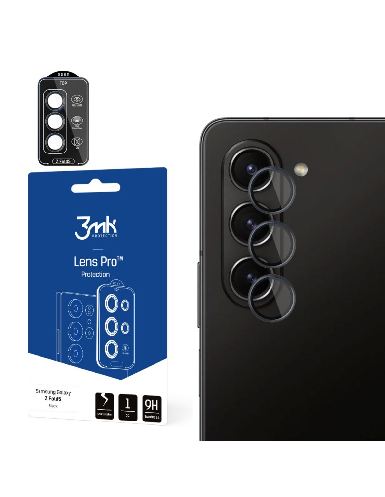 3MK Lens Protection Pro Προστασία Κάμερας Samsung Galaxy Z Fold 5 Black - 3MK - Black - Galaxy Z Fold 5