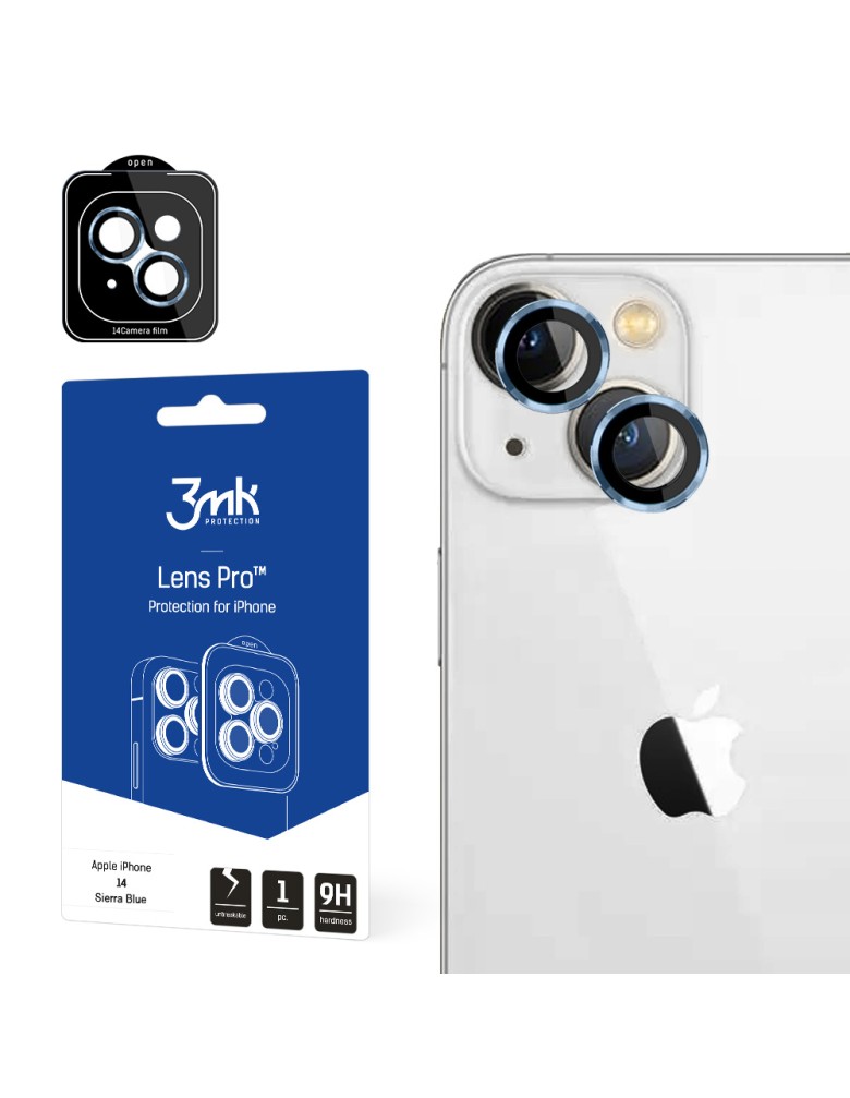 3MK Lens Protection Pro Προστασία Κάμερας Apple iPhone 14 Sierra Blue - 3MK - Sierra Blue - iPhone 14