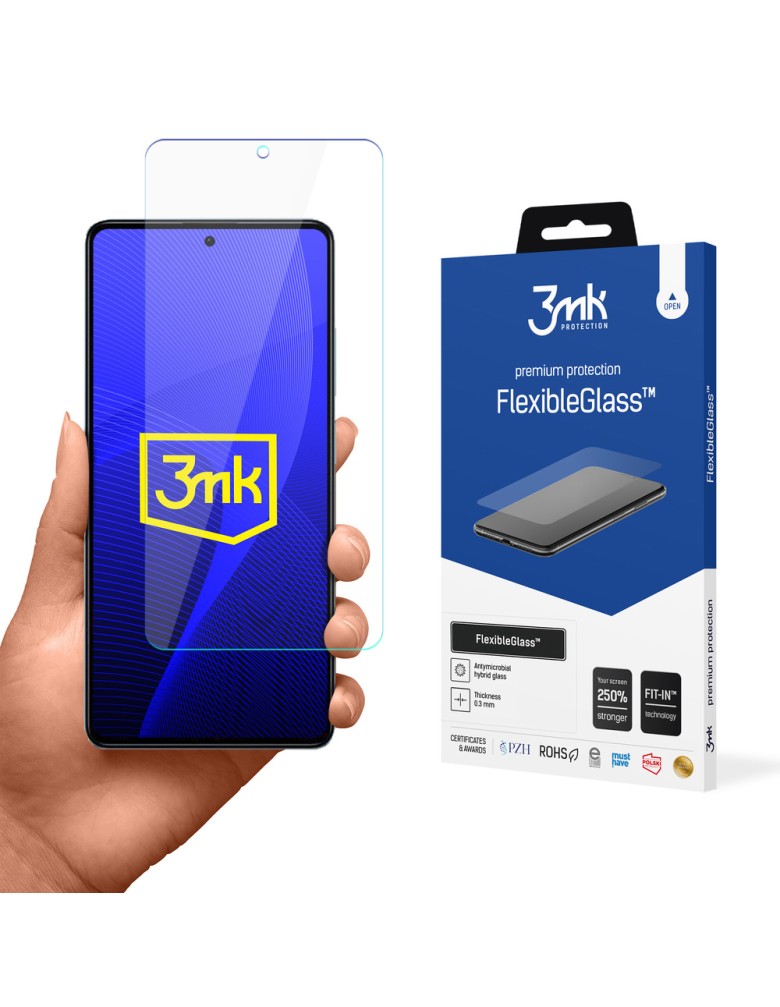 3MK Flexible Tempered Glass 7H Xiaomi Redmi Note 12 Pro 5G / Redmi Note 12 Pro Plus - 3MK - Redmi Note 12 Pro 5G, Redmi Note 12 