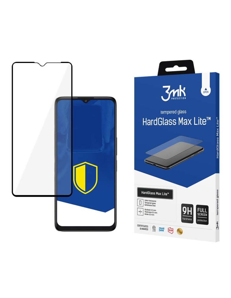 3MK HardGlass Max Lite Full Screen TCL 40R 5G Μαύρο - 3MK - Μαύρο - TCL 40R 5G