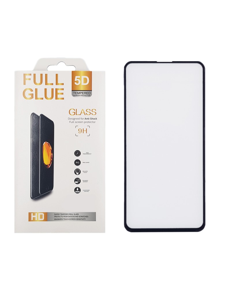 5D Full Glue 9H Glass Samsung H/Q Galaxy S10e Μαύρο - OEM - Μαύρο - Galaxy S10e