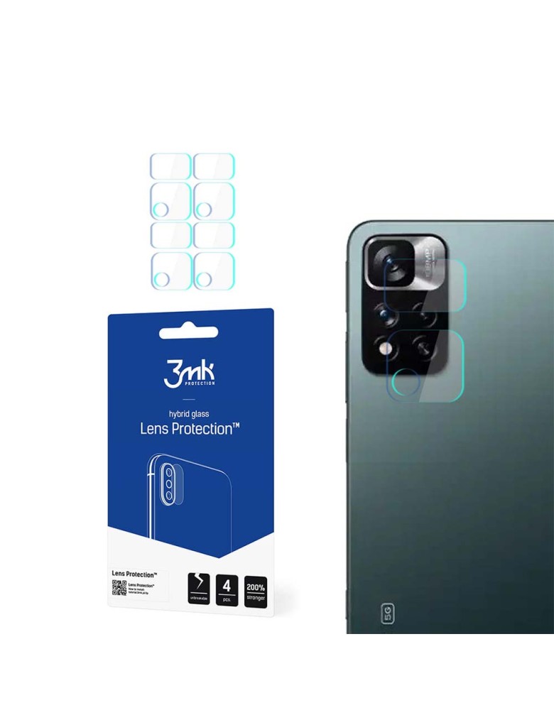 3MK FG Camera Lens Flexible Glass Film Prοtector 7H Xiaomi (4τμ) Redmi Note 11 Pro 4G/5G - 3MK - Redmi Note 11 Pro 4G/5G