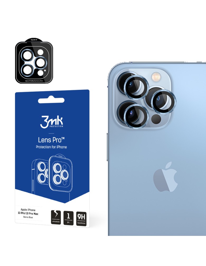 3MK Lens Protection Pro Προστασία Κάμερας Apple iPhone 13 Pro / iPhone 13 Pro Max Sierra Blue - 3MK - Sierra Blue - iPhone 13 Pr