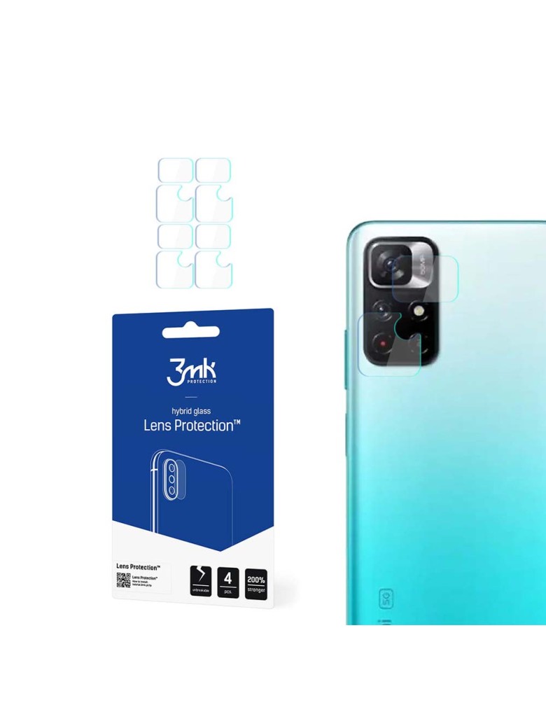 3MK FG Camera Lens Flexible Glass Film Prοtector 7H Xiaomi (4τμ) Poco M4 Pro 5G / Redmi Note 11s 5g - 3MK - POCO M4 Pro 5G, Redm