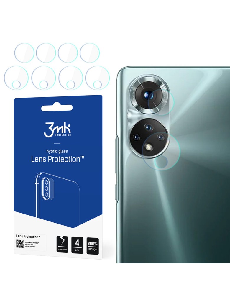 3MK FG Camera Lens Flexible Glass Film Prοtector 7H (4τμ) Honor 50 5G / Nova 9 - 3MK - Honor 50 5G, Nova 9