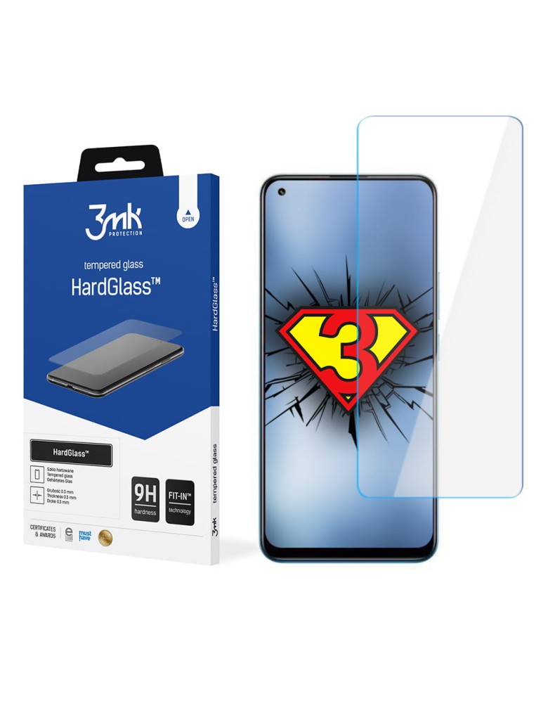 Προστατευτικό Οθόνης 3mk HardGlass Realme 8 / Realme 8 Pro - 3MK - Realme 8, Realme 8 Pro